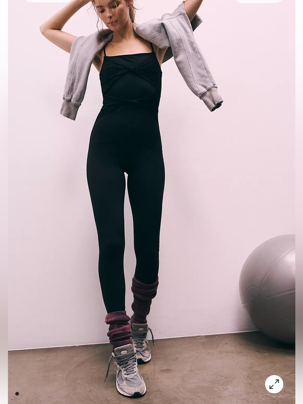 Free People Movement Lace Me Up Onesie XS